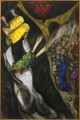 Moses empfängt die Gesetzestafeln 2 Zeitgenosse Marc Chagall